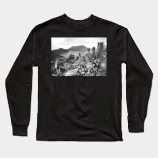 Vintage Photo of Lake Atitlán Long Sleeve T-Shirt